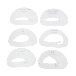 6 Pieces Eyeshadow Eye Liner Stencil