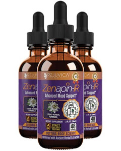 Rejuvica Health Zenapin IR - Advanced Mood Support Supplement - Kava Kava, Ashwagandha, Passionflower, Chamomile, B-Vitamins & More