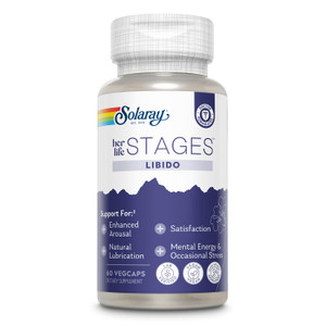SOLARAY Libido her Life Stages - Supports Natural Lubrication and Libido Increase for Women - Shatavari, Fenugreek, Organic Ashwagandha Capsules - Ma