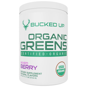 Greens Superfood Powder Mixed Berry | 8 Most Essential Mixed Greens | Certified 100% Organic | Chlorella, Spinach, Kale, Spirulina, Alfalfa, Broccoli