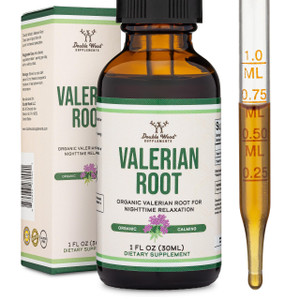Valerian Root Drops for Sleep - Organic Valerian Root Tincture Extract 168mg - 1 FL OZ, 30 Servings (Better Absorbed Than Capsules, Enhances Valerian