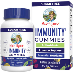 MaryRuth Organics Sugar Free Immunity Gummies | Powerful Blend | Elderberry Vitamin C & Zinc | Vitamin D3 & Echinacea | Immune Support Supplement | G