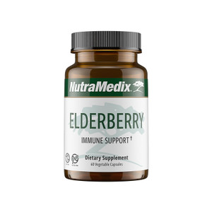 NutraMedix Elderberry Antioxidants Supplement Capsules - Elderberry Extract to Promote a Healthy Inflammatory Response, Daily Immune Support, and Bow