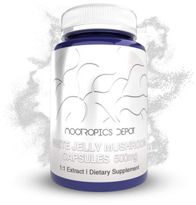 Nootropics Depot White Jelly Mushroom Capsules | 500mg | 60 Count | Tremella fuciformis