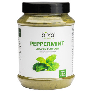 bixa BOTANICAL Peppermint Leaves Powder | Mentha Piperita | 1 Pound / 16 OZ | Ayurveda Herbal Supplement | Gluten Free, Non-GMO, Steam Treated, Vegan