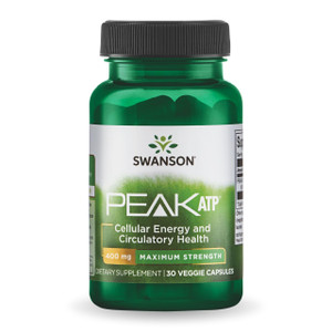 Swanson Maximum Strength Peak ATP-Natural Supplement Promoting Cellular Energy Support-Supports Physical Performance and Promotes Healthy Blood Flow