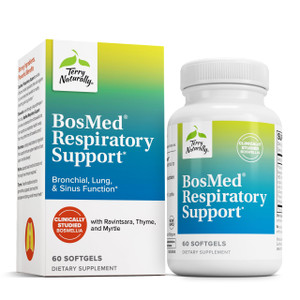 Terry Naturally BosMed Respiratory Support - Respiratory Support Supplement - Herbal Supplement for Lung Support - Healthy Lung Supplement for Clear