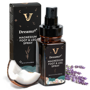 Jane Vine Dreamzzz Magnesium Spray for Feet and Sleep  Blended Formula Magnesium Oil with Lavender & Coconut Oil - Topical Magnesium Body Foot and L