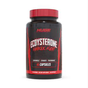 Huge Supplements Ecdysterone Supplement, Natural Muscle Builder for Men, 1000mg Beta Ecdysterone Per Serving, Optimally Dosed, Superior Absorption, 9