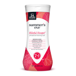 Summer's Eve Blissful Escape All-Over Daily Feminine Wash, pH-Balanced Body Wash for Women, Removes Vaginal Odor and Refreshes, 15 Fl Oz