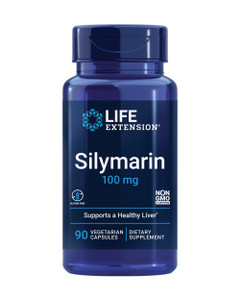 Life Extension Silymarin  Milk Thistle Extract  Supports Liver Health  Gluten-Free, Non-GMO, Vegetarian  90 Capsules