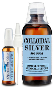 Optimum You Colloidal Silver Liquid | 500 ppm, Extra Strength (16 oz) with Spray Bottle | Wound Care & Superior Healing | Acne & Stem Cell Support