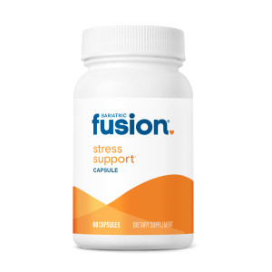 Bariatric Fusion Stress Support* | Vegan Supplement with Magnesium and Ashwagandha | Daily Vitamin for Women and Men | Gluten, Dairy and Soy Free | N