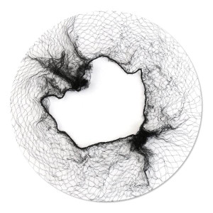 Pack of 20 Black Invisible Hair Nets Elastic Edge Mesh 50cm Reusable Bun Hair Nets (black)