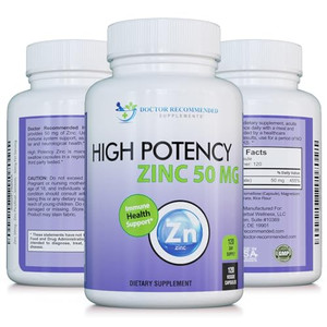 Zinc 50mg - Zinc Picolinate Immune Health Support Supplement 120 Veggie Capsules for Adults and Kids Vitamin, Well-Absorbed High Potency Pure Zinc Su