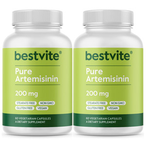 BESTVITE Artemisinin 200mg (120 Vegetarian Capsules) (2-Pack) - No Stearates - No Flow Agents - Vegan - Gluten Free - Non GMO