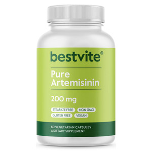 BESTVITE Artemisinin 200mg Per Capsule (60 Vegetarian Capsules) - No Stearates - No Flow Agents - Vegan - Non GMO - Gluten Free