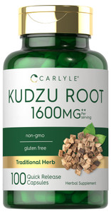 Carlyle Kudzu Root | 100 Extract Capsules | Non-GMO and Gluten Free Formula | Traditional Herbal Supplement