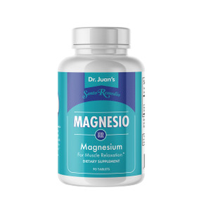 Santo Remedio Magnesium, Supports Muscle Relaxation, Dietary Supplement, Magnesium Citrate 300 mg, No Artificial Flavors, No Artificial Colors, 90 Ta