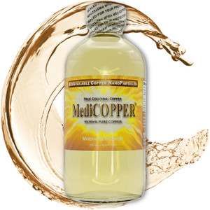 MediCOPPER - True colloidal Copper - 250 mL in a BPA Free Plastic Bottle