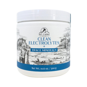 Mt. Capra Clean Electrolytes + Trace Minerals | Whole Food Minerals from Grass-Fed Goat Milk | Hydrating and Easy to Mix | 30 Servings - 10.6 oz