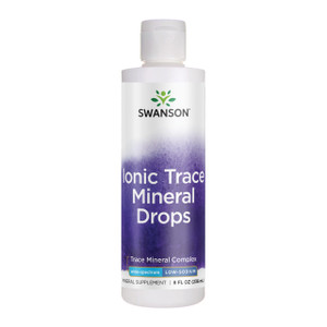 Swanson Concentrace Trace Mineral Drops 8oz-Complete Mineral Complex for Energy, Hydration, & Electrolyte Balance Over 72 High Absorption Ionic Miner