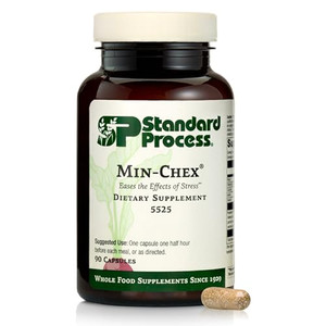 Standard Process Min-Chex - Supplement for Nervous System Support - Supports Healthy Gland Functions to Aid a Healthy Stress Response - Non-Dairy - 9