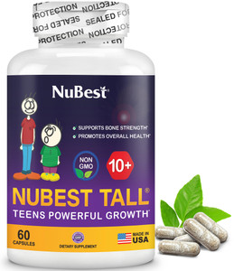 NuBest Tall 10+ Premium Bone Strength Formula, Enhanced Immunity and Overall Health for Age 10+ with Calcium, Vitamin D3, Vitamin K2, and Multivitami
