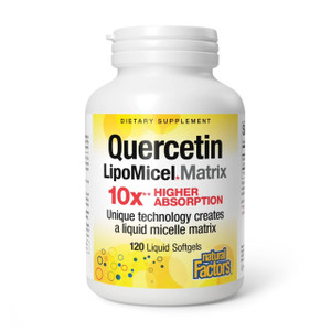 Natural Factors Quercetin LipoMicel Matrix - Supports Immune Health & Capillary Health - Antioxidant Support Supplement with Highly Absorbable Querce