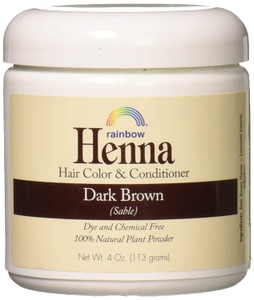 Rainbow Research Henna Hair Color and Conditioner Persian Dark Brown Sable - 4 oz