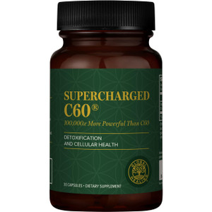 Global Healing Center Supercharged C60 - Micro-Activated Carbon Fullerene w/Organic MCT Powder, 10 Times More Powerful Than Regular C60 Supplements -