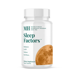 Michael's Health Naturopathic Programs Sleep Factors - 60 Vegan Capsules - Contains 5-HTP & Melatonin - with Calcium & Magnesium - Kosher - 20 Servin