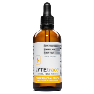 LyteLine Trace Mineral Drops 100ml x 200 Servings - Max-Absorption Ionic Natural Sodium Free Trace Minerals Concentrate to Balance The Body's pH - No