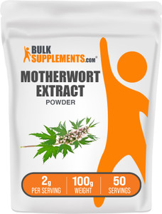 BulkSupplements.com Motherwort Extract Powder - Motherwort Supplement, Herbal Supplement - Gluten Free, 2g per Serving,100g (3.5 oz) (Pack of 1)