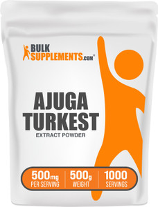 BulkSupplements.com Ajuga Turkest Extract Powder - Herbal Supplement Powder, Ajuga 500mg - Pure & Gluten Free, 500mg per Serving, 500g (1.1 lbs) (Pac