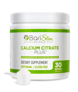 BariSlim Bariatric Calcium Citrate Plus Powder - Formulated for Patients After Weight Loss Surgery - Maximum Support for Bone Function and Health - E
