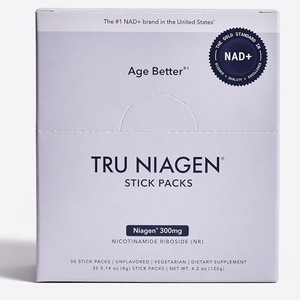 TRU NIAGEN NAD+ Booster with Hydration & Prebiotic Support Award-Winning Nicotinamide Riboside Mixing Powder for Cellular Energy, Repair & Healthy Ag