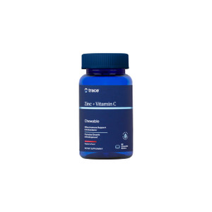 Trace Minerals Zinc + Vitamin C - Chewable Wafers for Immunity & Antioxidant Support - Healthy Development - Enzyme Function - Full Spectrum of Ionic