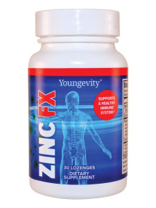 Youngevity Zinc Fx - Zinc + Trace Minerals + Elderberry + Astragalus - Immune Support Chewable - Highly Absorbable - Delicious - 30 Lozenges (Pack of
