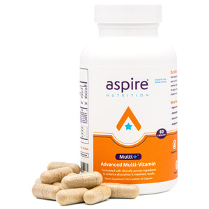 Aspire Multi+ Advanced Multivitamin for Men, Women & Kids - Best Supplement for Focus, Attention, Memory, Mood. More Absorbent Nutrients, Minerals a
