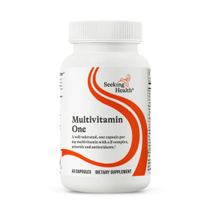 Seeking Health Multivitamin One - Supplement with Zinc, Vitamin B12, & Vitamin A - Magnesium-Free Formula - Multivitamin Supports Methylation & Healt