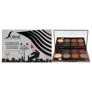 Sorme' Treatment Cosmetics Accented Eyeshadow Palette, Classic Hue, 0.64 oz.