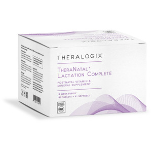 Theralogix TheraNatal Lactation Complete Postnatal Vitamin Supplement - 13-Week Supply - Breastfeeding Supplement for Women - NSF Certified - 182 Tab