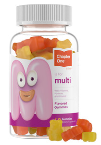 Zahler - Chapter One Kids Multivitamin Gummy with 13 Vitamins & Nutrients (60 Flavored Gummies) - Certified Kosher Kids Vitamins Including Vitamin C,