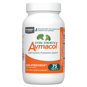 Nutramax Laboratories Avmacol Extra Strength #1 Researched Sulforaphane-Producing Brand for Detoxification with Glucoraphanin and Active Myrosinase,