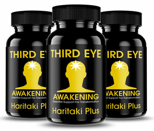 Kailash Herbals Third Eye Awakening  Organic Haritaki Capsules (Terminalia Chebula)  650 mg  100 Vegan Capsules  Ayurvedic Herbal Supplement