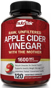 Apple Cider Vinegar Capsules with The Mother - 120 Vegan ACV Pills - Best Supplement for Healthy Weight Loss, Diet, Keto, Digestion, Detox, Immune -
