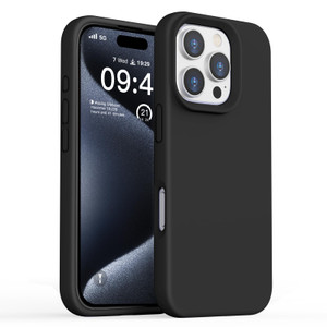 ZUSLAB Real Silicone Case Compatible with iPhone 16 Plus 6.7 Inch 2024, Liquid Silicone Gel Rubber Cover Support Wireless Charging, Anti-Scratch Shoc