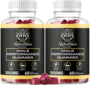(2 Pack) Alpha Bites - Original Formula 7 in 1 Alpha Bites Gummies, AlphaBites for Men, Official Advanced Premium Performance and Energy, Alpha Bite