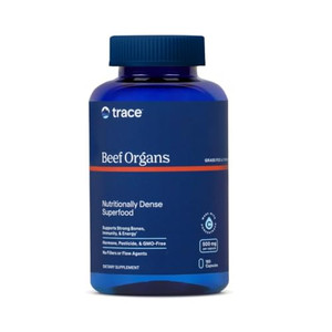 Trace Minerals Beef Organs - Beef Organ Supplement for Daily Wellness - Immune System, Heart, Energy, Hair, Skin & Bone Health - Natural Superfood -